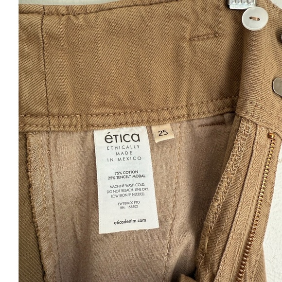 ETICA • Juni Relaxed Cargo Pants in Tan Petrified Oak - Picture 8 of 8